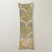 Stone Tile Design von Chariklia Zarris Seitenschläferkissen (Rückseite (Vertikal))