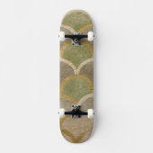 Stone Tile Design von Chariklia Zarris Skateboard (Vorderseite)