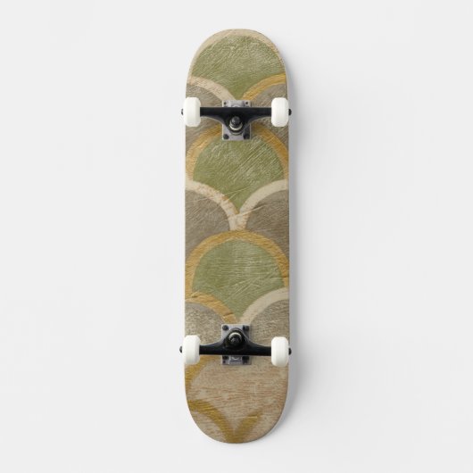 Stone Tile Design von Chariklia Zarris Skateboard (Vorderseite)