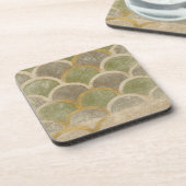 Stone Tile Design von Chariklia Zarris Untersetzer (Linke Seite)