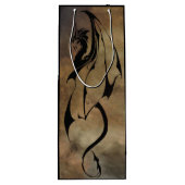 Stone Tile Dragon Geschenktüte Für Weinflaschen (Rückseite)