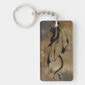 Stone Tile Dragon Schlüsselanhänger (Vorderseite)