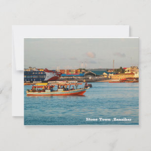 Stone Town, Sansibar Afrika Karte