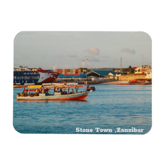 Stone Town, Sansibar Afrika Magnet (Horizontal)