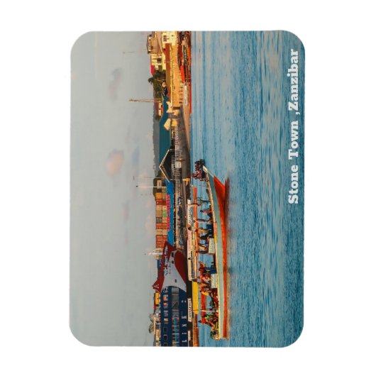 Stone Town, Sansibar Afrika Magnet (Vertikal)
