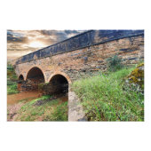 Stone Triple Arched Bridge Fotodruck (Vorne)