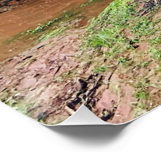 Stone Triple Arched Bridge Poster (Ecke)