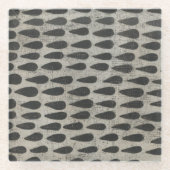 Stone - Tropfen Glasuntersetzer (Vorderseite)