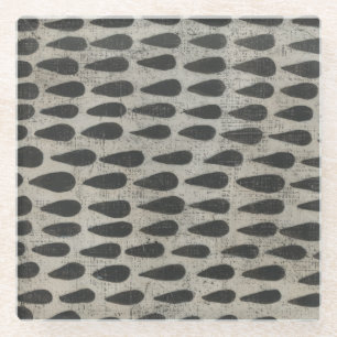 Stone - Tropfen Glasuntersetzer