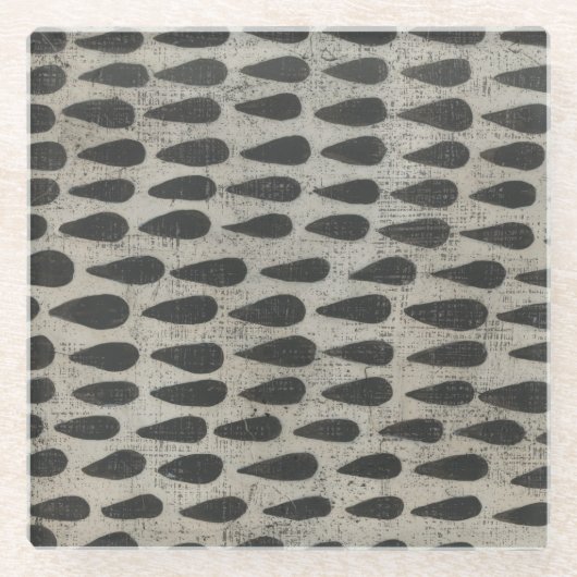 Stone - Tropfen Glasuntersetzer (Vorderseite)