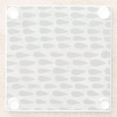 Stone - Tropfen Glasuntersetzer (Rückseite)