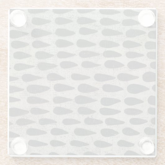 Stone - Tropfen Glasuntersetzer (Rückseite)