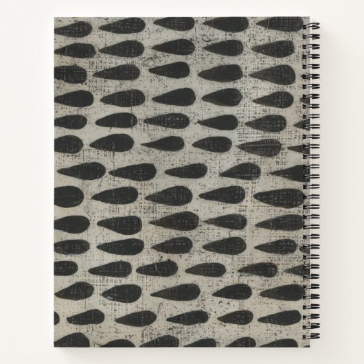 Stone - Tropfen Notizblock (Rückseite)