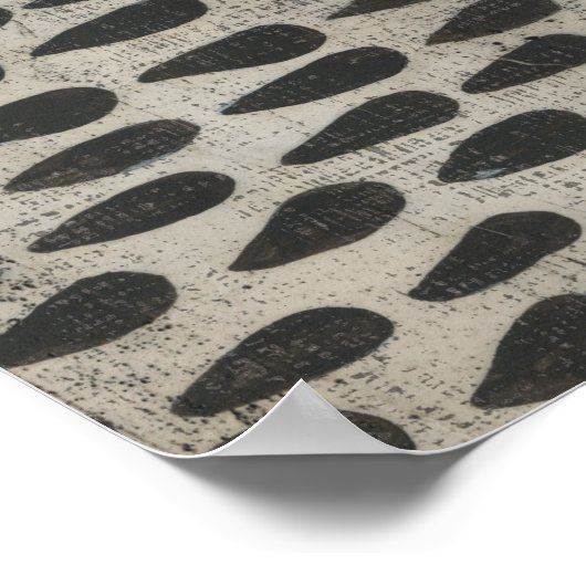 Stone - Tropfen Poster (Ecke)