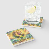 Stone Type: Marble Steinuntersetzer (Seitenansicht)