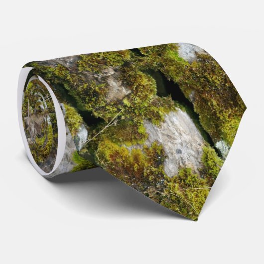 Stone und Moss Krawatte (Gerollt)