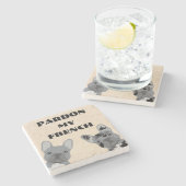 Stone Untersetzer (Seitenansicht)