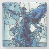 Stone Untersetzer Blue Angel (Vorderseite)