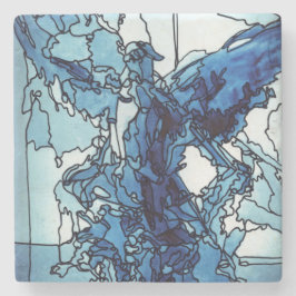 Stone Untersetzer Blue Angel