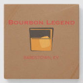 Stone Untersetzer - Bourbon Legend (Vorderseite)