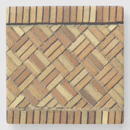 Stone Untersetzer - Brick Pattern