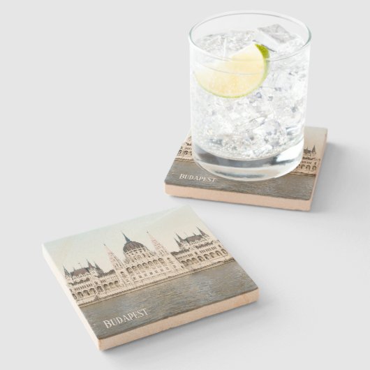 Stone Untersetzer Budapest, Ungarn (Seitenansicht)