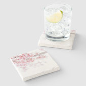 STONE UNTERSETZER: CHERRY BLOSSOM STEINUNTERSETZER (Seitenansicht)