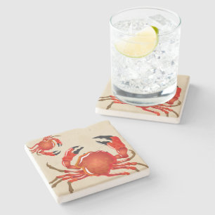 Stone Untersetzer Crabs