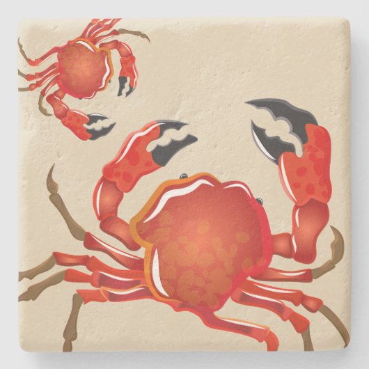 Stone Untersetzer Crabs (Vorderseite)