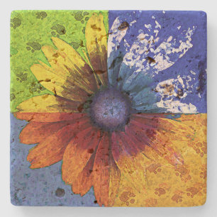 Stone Untersetzer "Daisy for All Seasons"