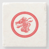 Stone Untersetzer : Das Glück des Drachen (Vorderseite)