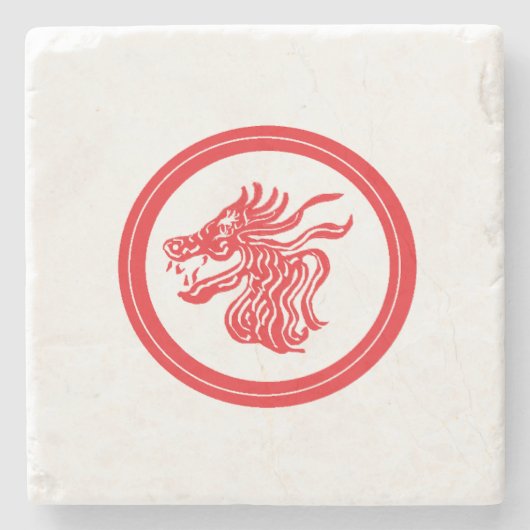 Stone Untersetzer : Das Glück des Drachen (Vorderseite)