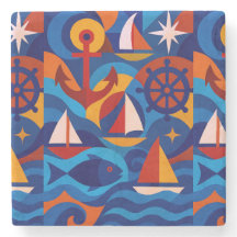 Stone-Untersetzer "Deep End"