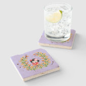 Stone Untersetzer: Elegante Steinuntersetzer (Seitenansicht)