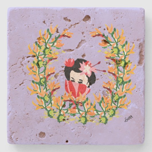 Stone Untersetzer: Elegante Steinuntersetzer (Vorderseite)