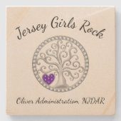 Stone-Untersetzer für Gruppen Steinuntersetzer (Vorderseite)