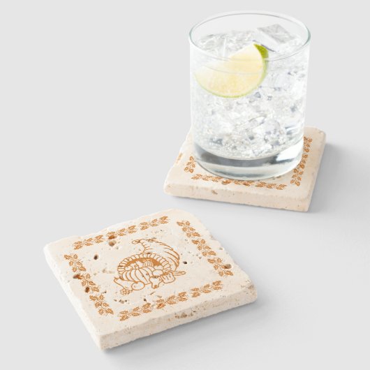 Stone Untersetzer - Horn von Plenty (Seitenansicht)