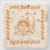 Stone Untersetzer - Horn von Plenty (Vorderseite)