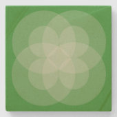 Stone-Untersetzer - Kreise Steinuntersetzer (Vorderseite)