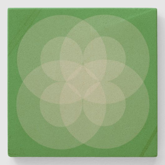 Stone-Untersetzer - Kreise Steinuntersetzer (Vorderseite)