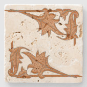 Stone Untersetzer - Leafarbenhalterungen (Vorderseite)