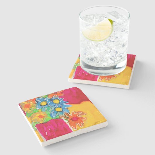 Stone Untersetzer Lovitude "Liebe kommt" (Seitenansicht)