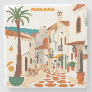 Stone Untersetzer Malaga Málaga Spanien Bar Wohnge