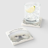 Stone Untersetzer Marcus, "Man-Kitten" (Seitenansicht)