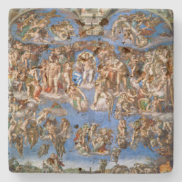 STONE UNTERSETZER: MICHELANGELO: DAS LETZTE URTEIL STEINUNTERSETZER