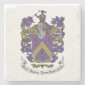 Stone Untersetzer mit Familienwappen (Vorderseite)