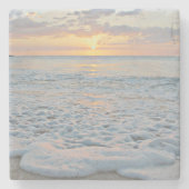 Stone Untersetzer mit Oahu, Hawaii Sunset Foto (Vorderseite)