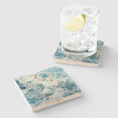 STONE UNTERSETZER: NATUR: DAS MEER STEINUNTERSETZER (Seitenansicht)