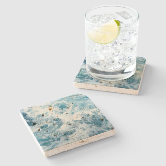 STONE UNTERSETZER: NATUR: DAS MEER STEINUNTERSETZER (Seitenansicht)