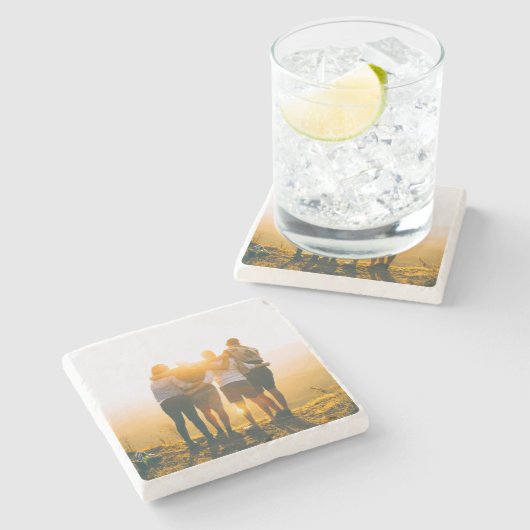 Stone Untersetzer Rounded Gerahmt (Seitenansicht)